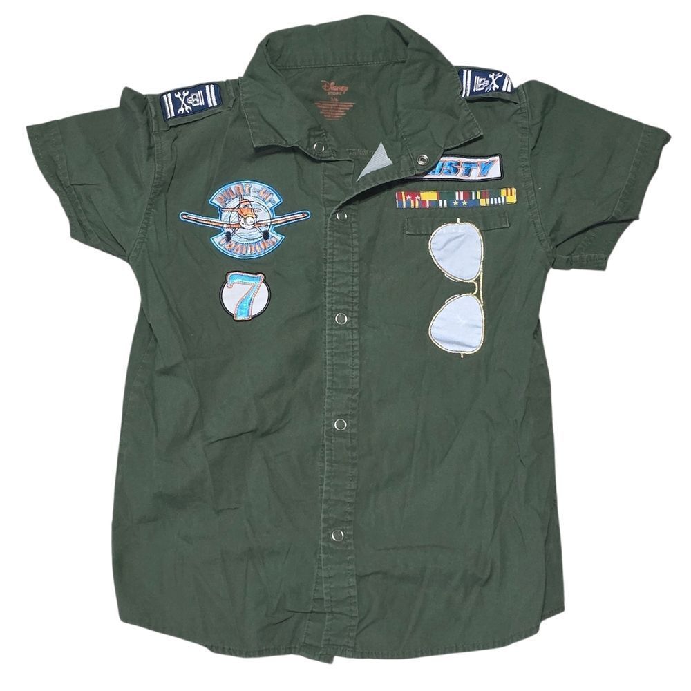 Dusty Green Short Sleeve Pilot Shirt